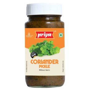 PRIYA Coriander Pickle (Without Garlic) 300G