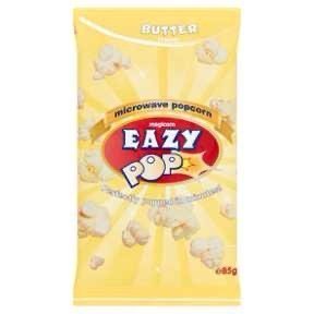 EASY POP BUTTER FLAVOUR MICROWAVE POPCORN 85G