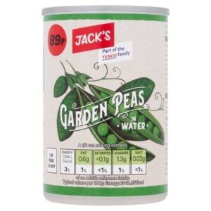 JACK’S GARDEN PEAS 300G