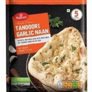 HALDIRAM’S TANDOORI GARLIC NAAN(5 PIECES) 400G