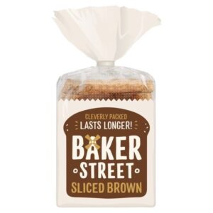 BAKER STREET SLICED BROWN BREAD 550G