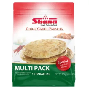 SHANA CHILLI GARLIC PARATHA MULTIPACK(15 PIECES) 1.2KG