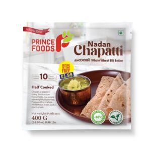 PRINCE FOODS NADAN CHAPATI 400G-10 PIECES(BUY1GET1)